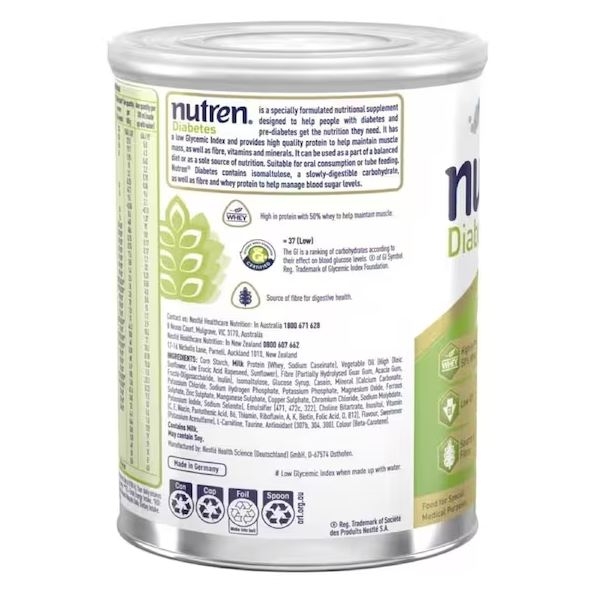 Sữa Nestle Nutren Diabetes vị Vani dành cho người tiểu đường