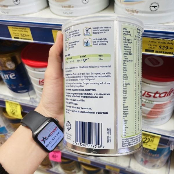 Sữa Nestle Nutren Diabetes vị Vani dành cho người tiểu đường