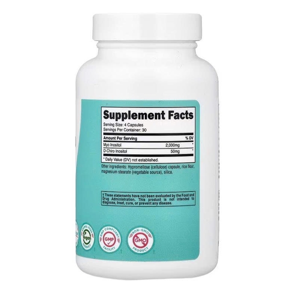 Viên uống bổ sung Inositol cho nữ Nutricost Women Myo & D-Chiro Inositol