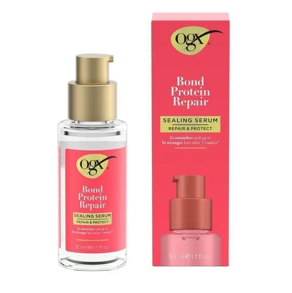 Tinh chất dưỡng tóc phục hồi hư tổn OGX Bond Protein Sealing Serum