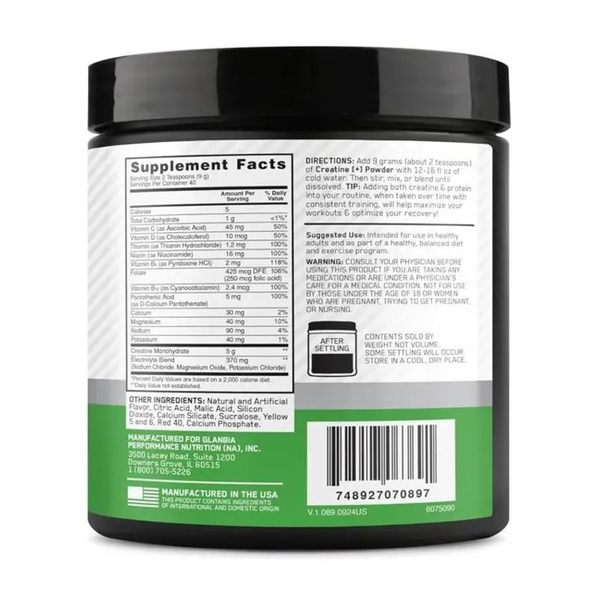 Bột hỗ trợ tăng cơ Optimum Nutrition Creatine + 3 in 1