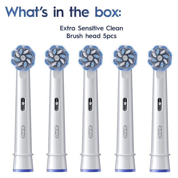 Đầu bàn chải điện Oral B Extra Sensitive Clean bộ 5 đầu của Úc
