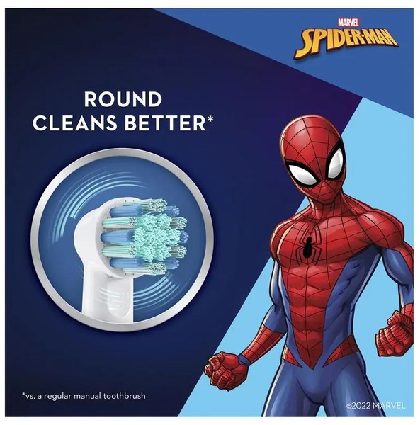 Bàn chải điện dành cho trẻ em từ 3 tuổi Oral-B Vitality Kids Clean (Phiên bản Spiderman & Frozen)