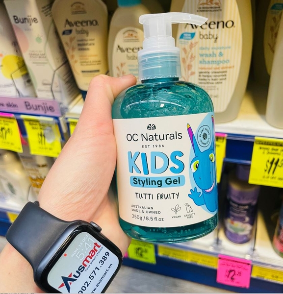 Gel vuốt tóc hữu cơ cho bé Organic Care Naturals Kids Styling Gel