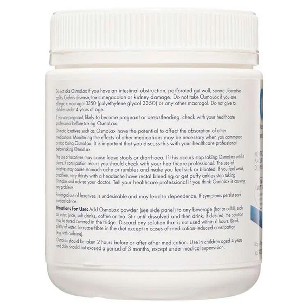 Bột nhuận tràng OsmoLax Laxative Macrogol giảm táo bón