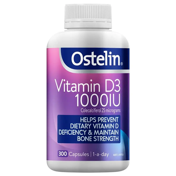 Viên uống bổ sung Vitamin D3 1000IU Ostelin của Úc