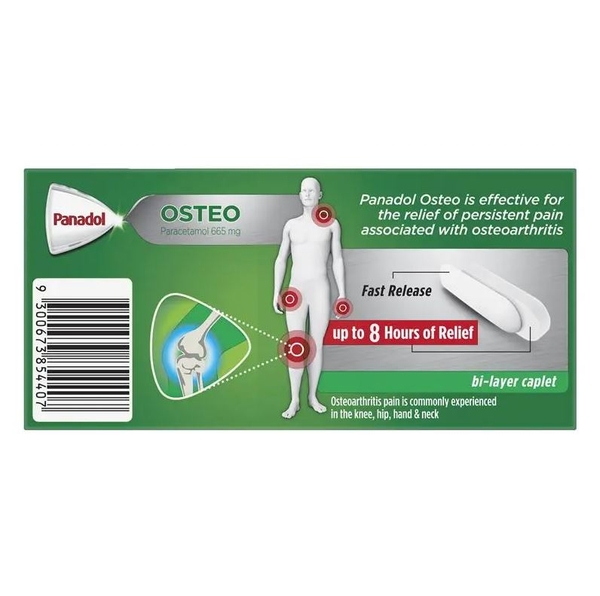 Thuốc giảm đau Panadol Osteo Paracetamol 665mg