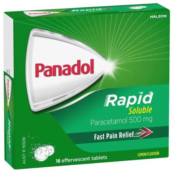 Viên sủi Panadol Rapid Soluble Paracetamol 500mg 20 viên