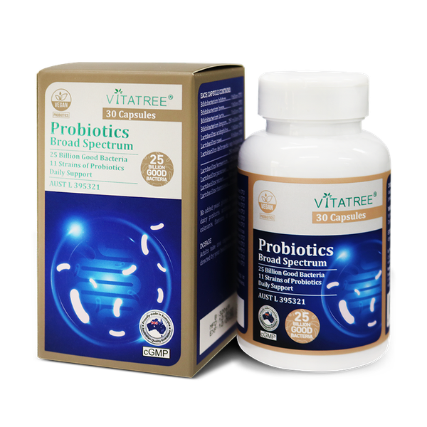 Men vi sinh Vitatree Probiotics Broad Spectrum 30 viên
