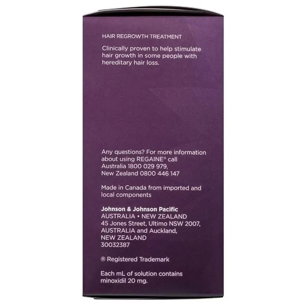 Dung dịch kích thích mọc tóc nữ Regaine Women's Regular Strength Minoxidil Topical Solution 2%