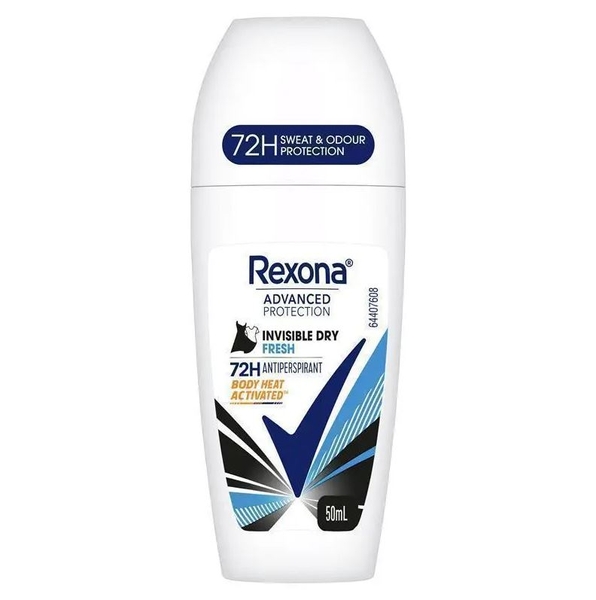 Lăn khử mùi nữ Rexona Women Advanced Antiperspirant Roll On Invisible Dry Fresh