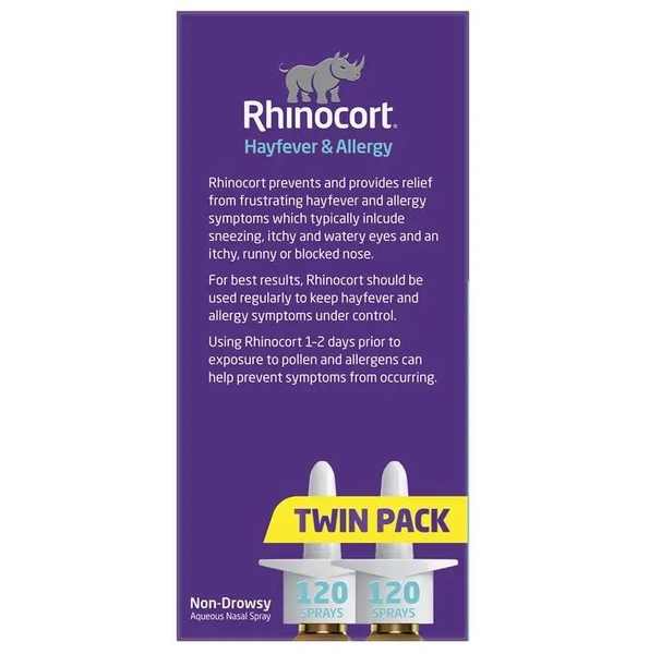 Xịt viêm mũi dị ứng Rhinocort Original Hayfever & Allergy Nasal Spray