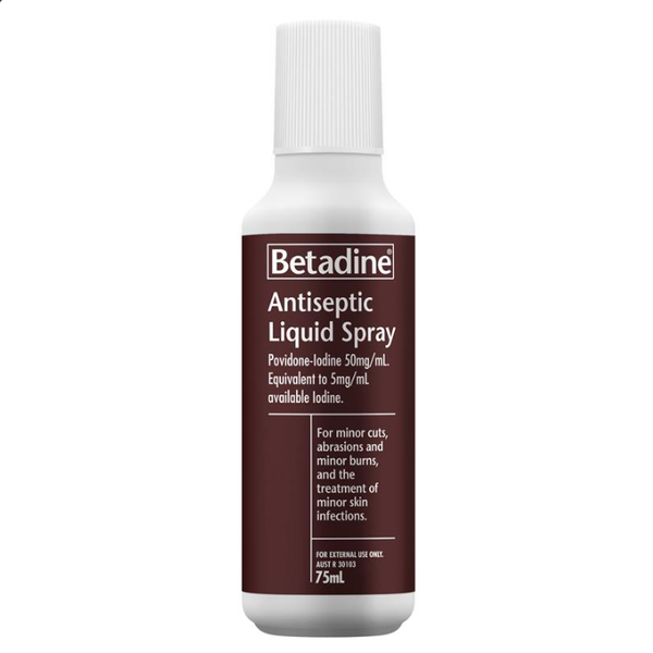 Xịt sát khuẩn Betadine Antiseptic Liquid Spray 75ml