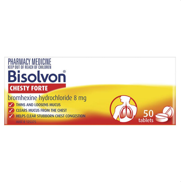 Viên uống tiêu đờm mạnh Bisolvon Chesty Forte Cough