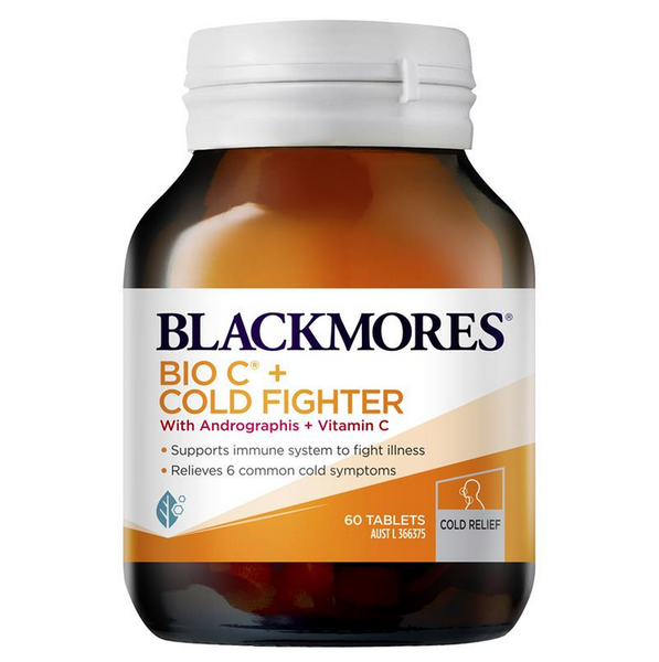 Viên uống tăng đề kháng Blackmores Bio C + Cold Fighter 60 viên