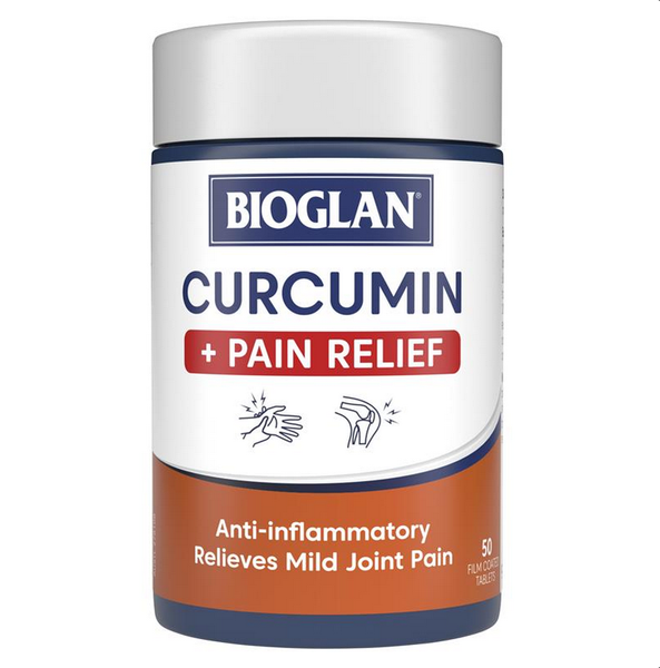 Viên uống giảm đau Bioglan Curcumin Plus Pain Relief 600mg 50 viên