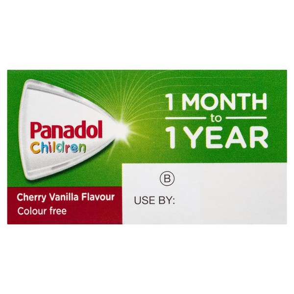 Siro Panadol Children giảm đau hạ sốt cho bé Cherry Vanilla 20ml