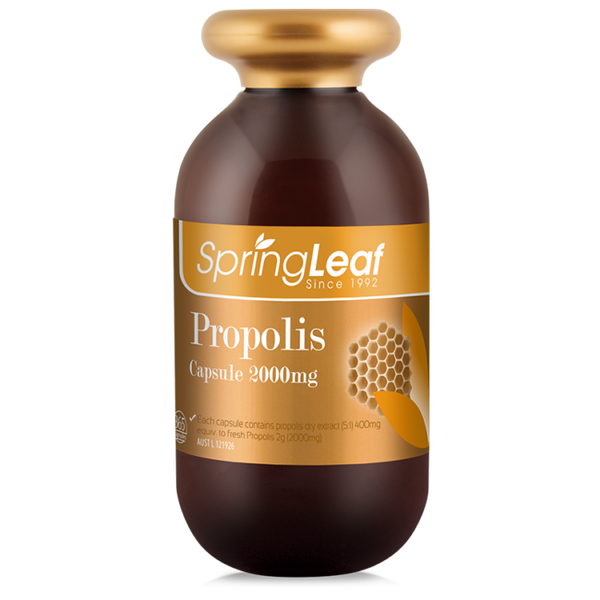Viên uống keo ong Springleaf Propolis Capsule 2000mg 365 viên