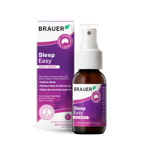 Xịt hỗ trợ giấc ngủ Brauer Sleep Easy Oral Spray
