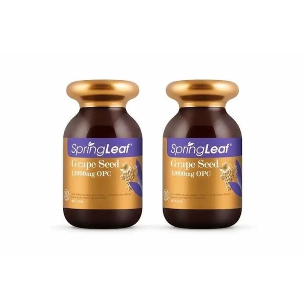 Viên uống chiết xuất hạt nho Springleaf Grape Seed 12000mg OPC