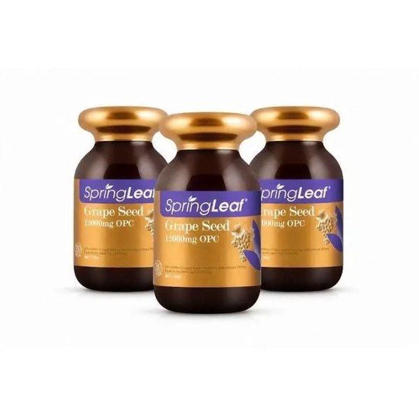Viên uống chiết xuất hạt nho Springleaf Grape Seed 12000mg OPC