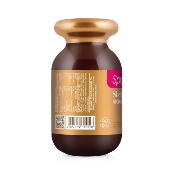 Viên nhau thai cừu hàm lượng cao SpringLeaf Sheep Placenta 80000mg