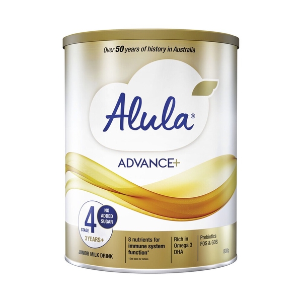 Sữa Alula Advance+ số 4 Junior Formula 800g cho trẻ trên 3 tuổi [Pre-order]
