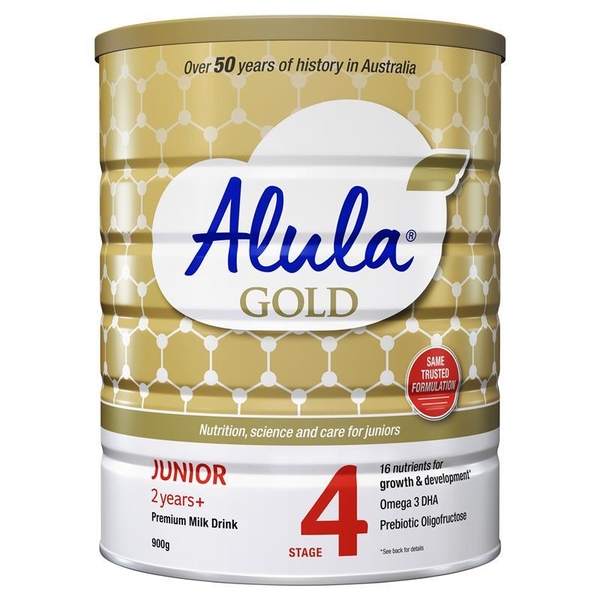 Sữa Alula Gold số 4 Junior của Úc 900g cho trẻ trên 2 tuổi [Pre-order]