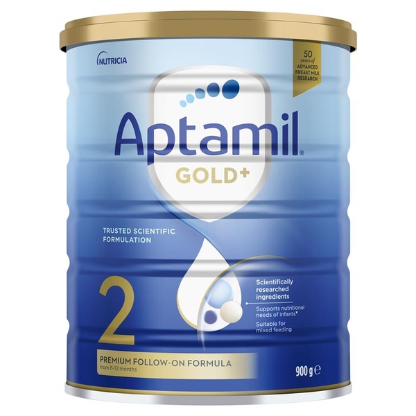 Sữa Aptamil Gold Plus Úc số 2 Follow On Formula 900g (6-12 tháng) [Pre-order]