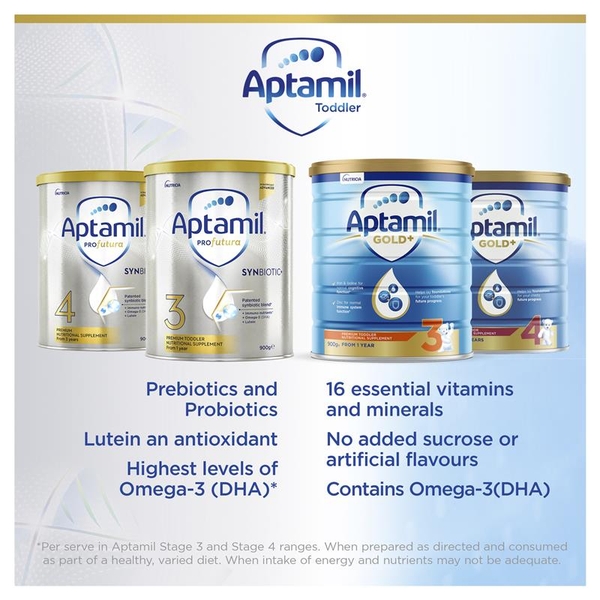 Sữa Aptamil Úc số 3 Profutura Synbiotic+ 900g (1-3 tuổi)