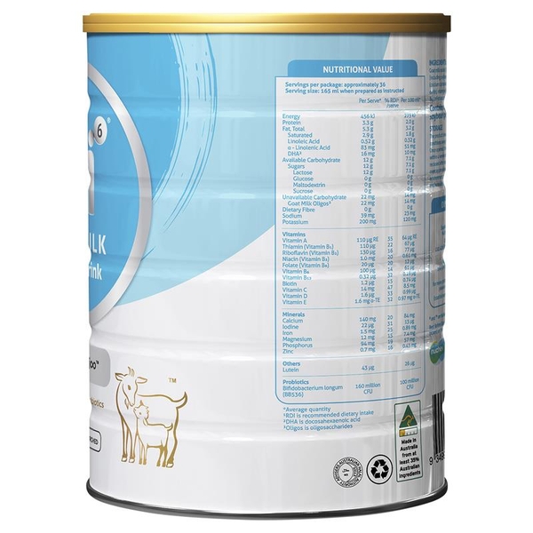 Sữa dê Oli6 số 3 Goat Milk Toddler 800g dành cho trẻ từ 1-3 tuổi