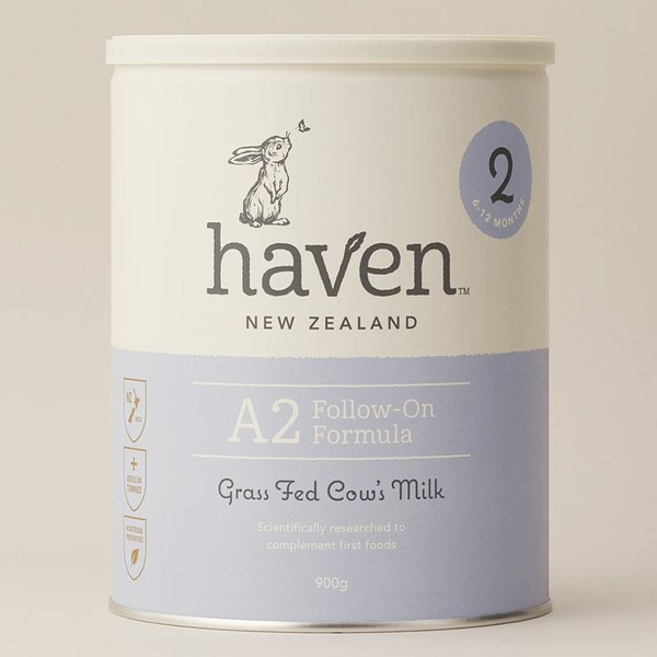 Sữa Haven A2 số 2 Follow On 900g dành cho trẻ từ 6-12 tháng | Nhập khẩu chính hãng từ Úc