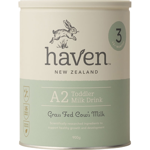 Sữa Haven A2 số 3 Toddler 900g dành cho trẻ trên 1 tuổi