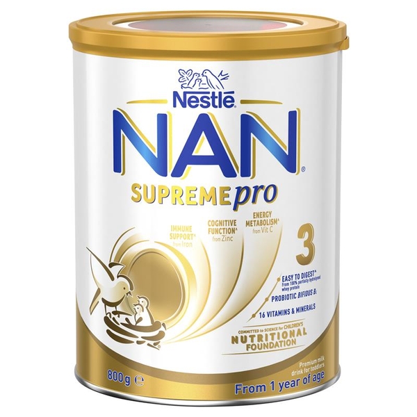 Sữa NAN Supreme Pro số 3 Toddler dành cho trẻ từ 1-2 tuổi