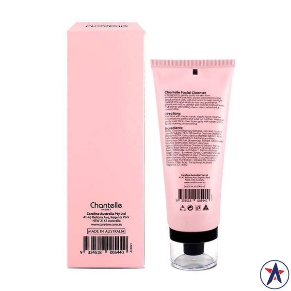 Sữa rửa mặt Chantelle Sydney Pink Advanced Facial Cleanser 100ml