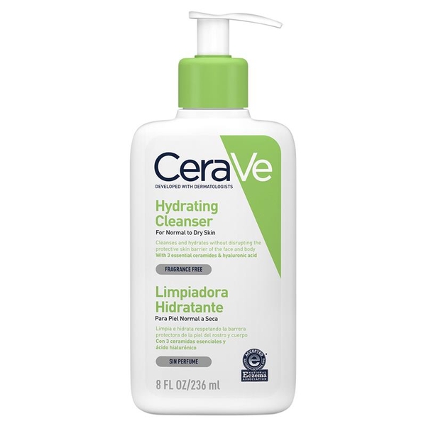 Sữa rửa mặt cho da thường và da khô CeraVe Hydrating Cleanser 236ml