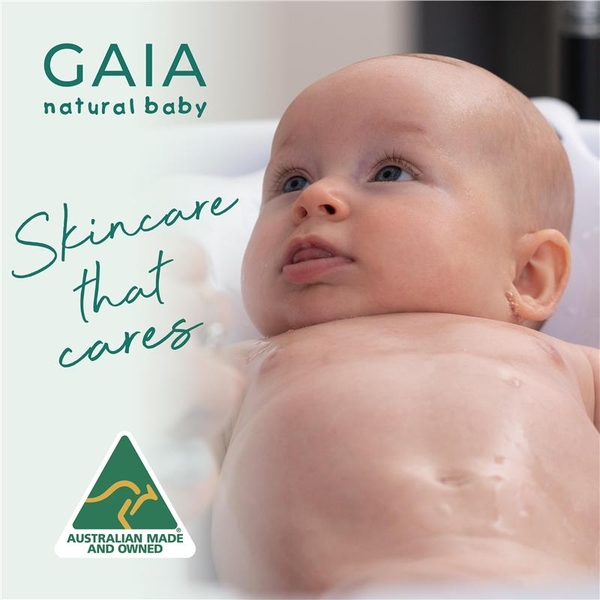 Sữa tắm gội cho bé Gaia Natural Baby Organic Hair Body Wash 500ml