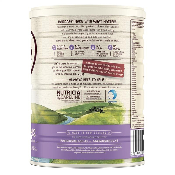 Sữa Karicare Plus số 2 Follow On 900g dành cho trẻ từ 6-12 tháng