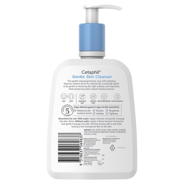 Sữa rửa mặt Cetaphil Gentle Skin Cleanser