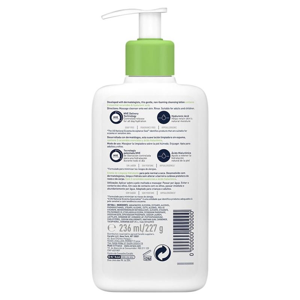 Sữa rửa mặt CeraVe Hydrating Cleanser cho da khô & da thường