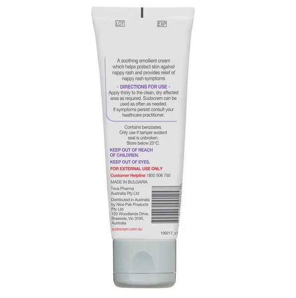 Kem trị hăm cho bé Sudocrem Healing Cream Zinc Oxide 15.25% của Úc