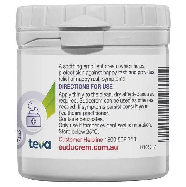Kem trị hăm cho bé Sudocrem Healing Cream Zinc Oxide 15.25% của Úc