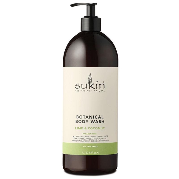 Sửa tắm thảo mộc Sukin Botannical Body Wash Lime & Coconut | Ausmart.vn