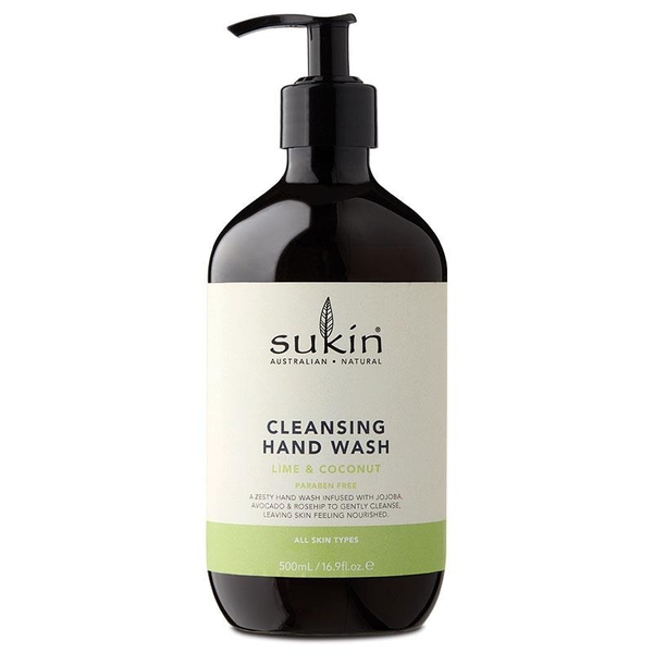 Nước rửa tay chanh và dừa Sukin Lime & Coconut Hand Wash 500ml