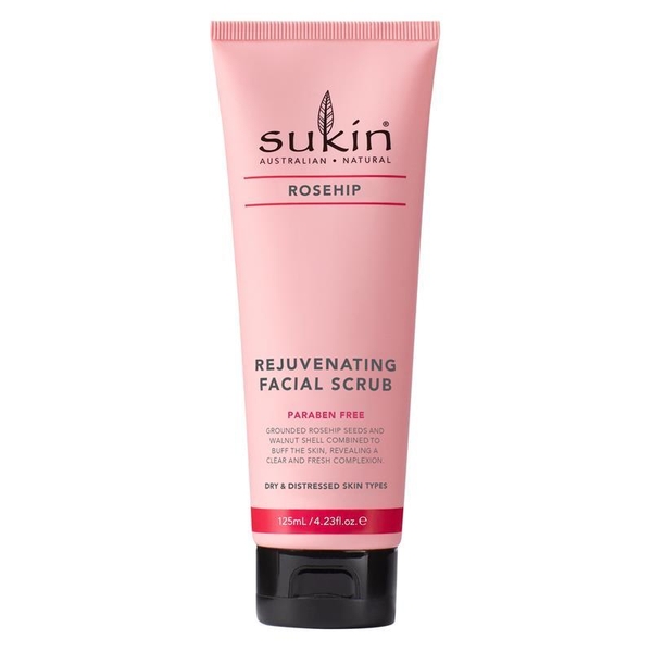 Tẩy tế bào chết trẻ hóa da Sukin Rosehip Rejuvenating Facial Scrub 125ml