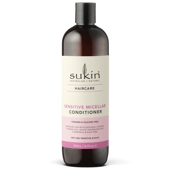 Dầu xả cho da đầu nhạy cảm Sukin Sensitive Micellar Conditioner 500ml