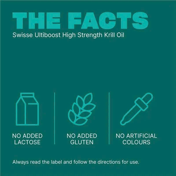 Dầu nhuyễn thể Swisse High Strength Deep Sea Krill Oil 1000mg 60 viên