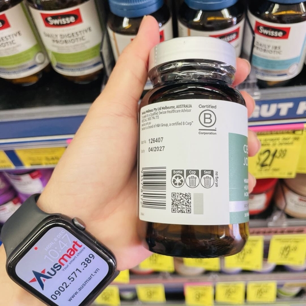 Viên uống hỗ trợ khớp UC-II Swisse Nutra Cellular Joint Mobility 30 viên