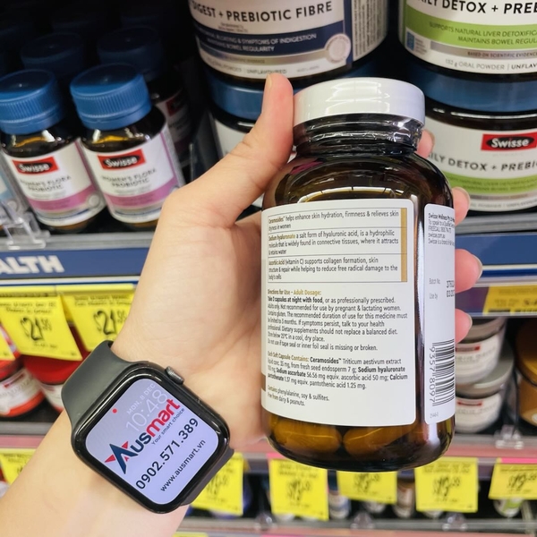 Viên uống cấp nước HA Swisse Nutra Cellular Skin Hydration 60 viên