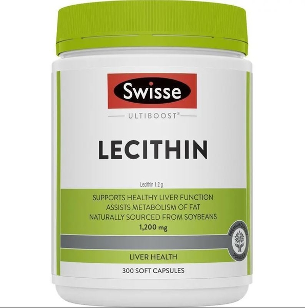 Viên mầm đậu nành Úc Swisse Lecithin 1200mg